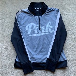 Pink by Victoria’s Secret quarter zip pullover.
